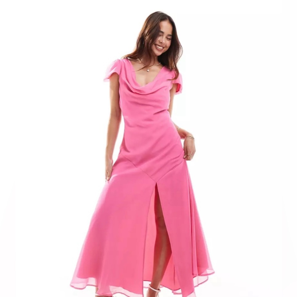 Hot Pink ASOS dress, size US 10